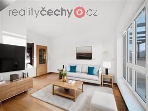 foto Prodej modernho  slunnho bytu  3+kk v Praze-eporyj, 117 m2,  s dvma terasami, garovm stnm a dvma sklepy.