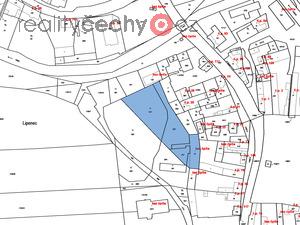 foto Prodej podlu 1/1 trvalho komernho pozemku 4362 m2 v obci Lipenec, okres Louny